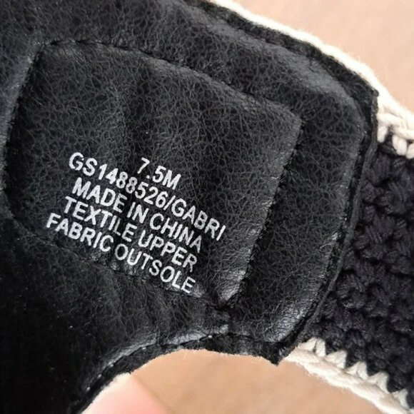 MIA Gabri Women's Knit Sandal - Color: Black / White - Size: 7.5 - Picture 9 of 9